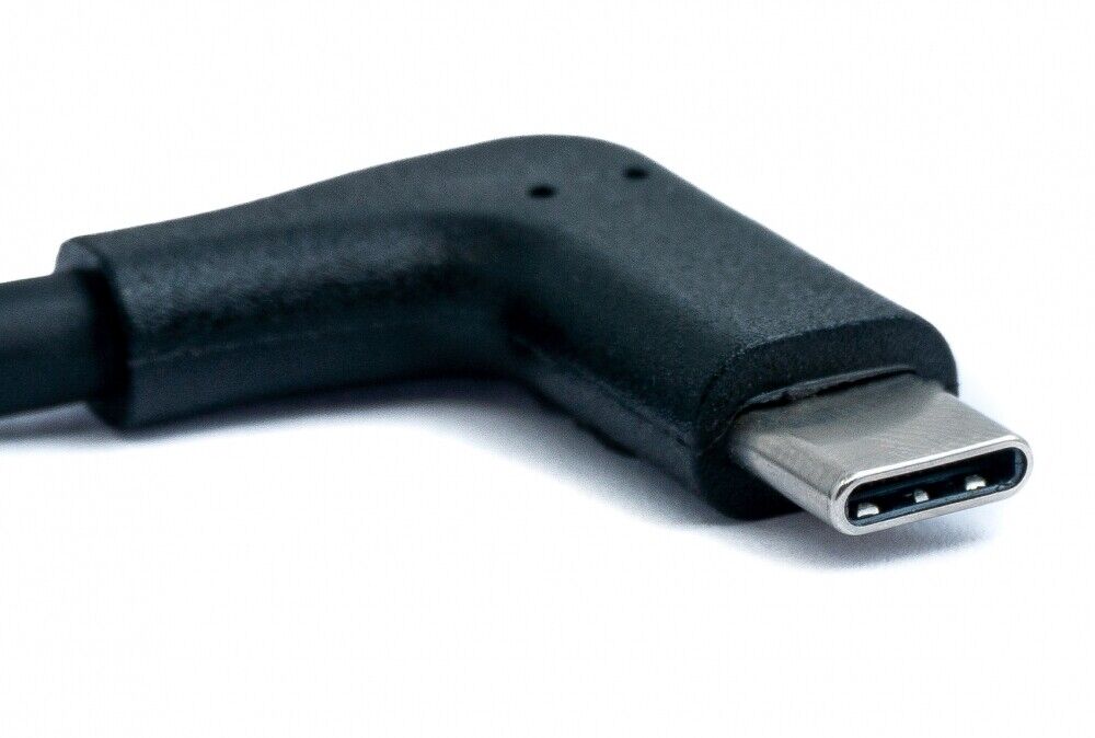 USB 3.1 Gen 2 cable 2 m Type C male to male 2x angle in black