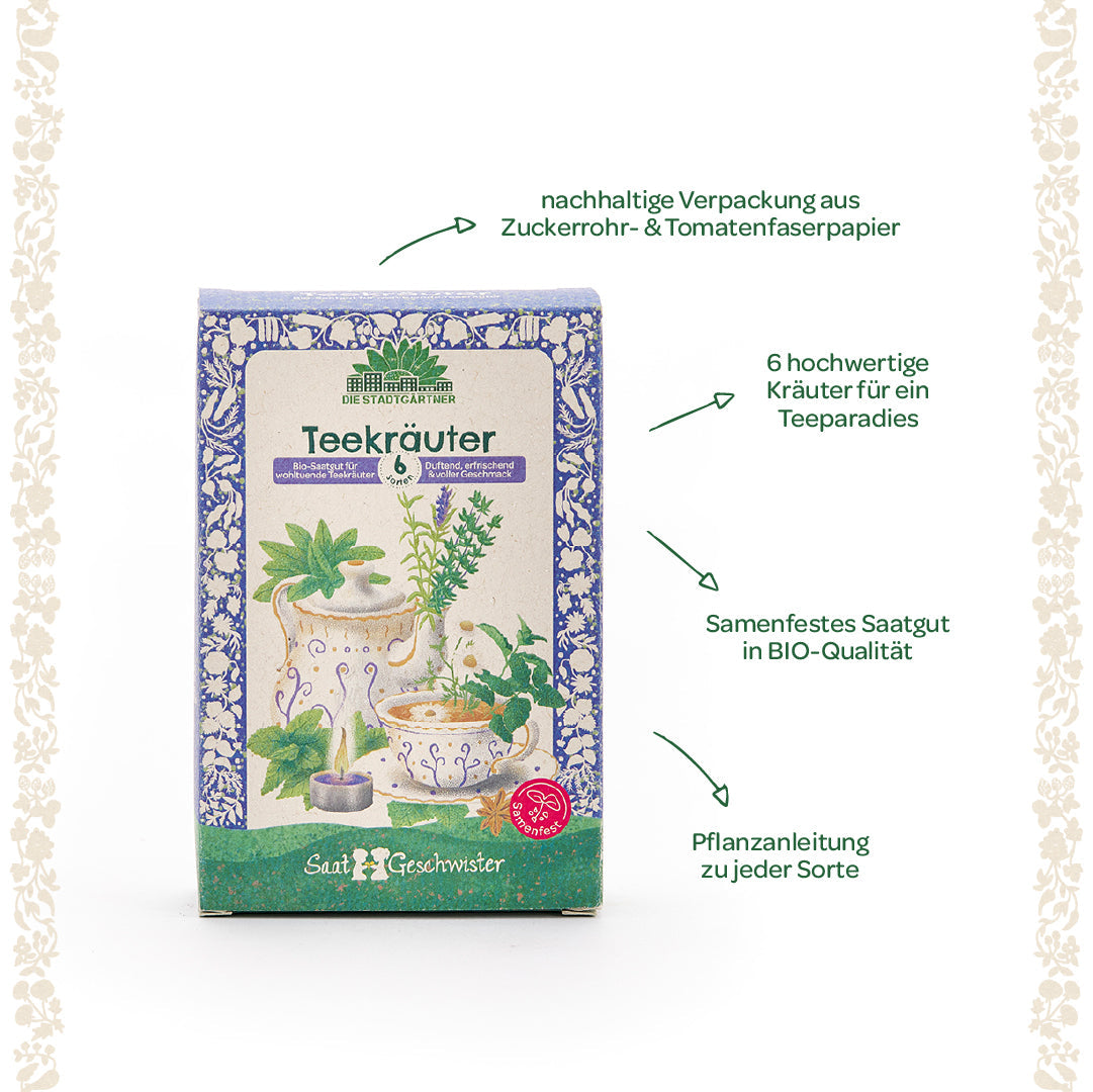 Organic seed set "Tea herbs"