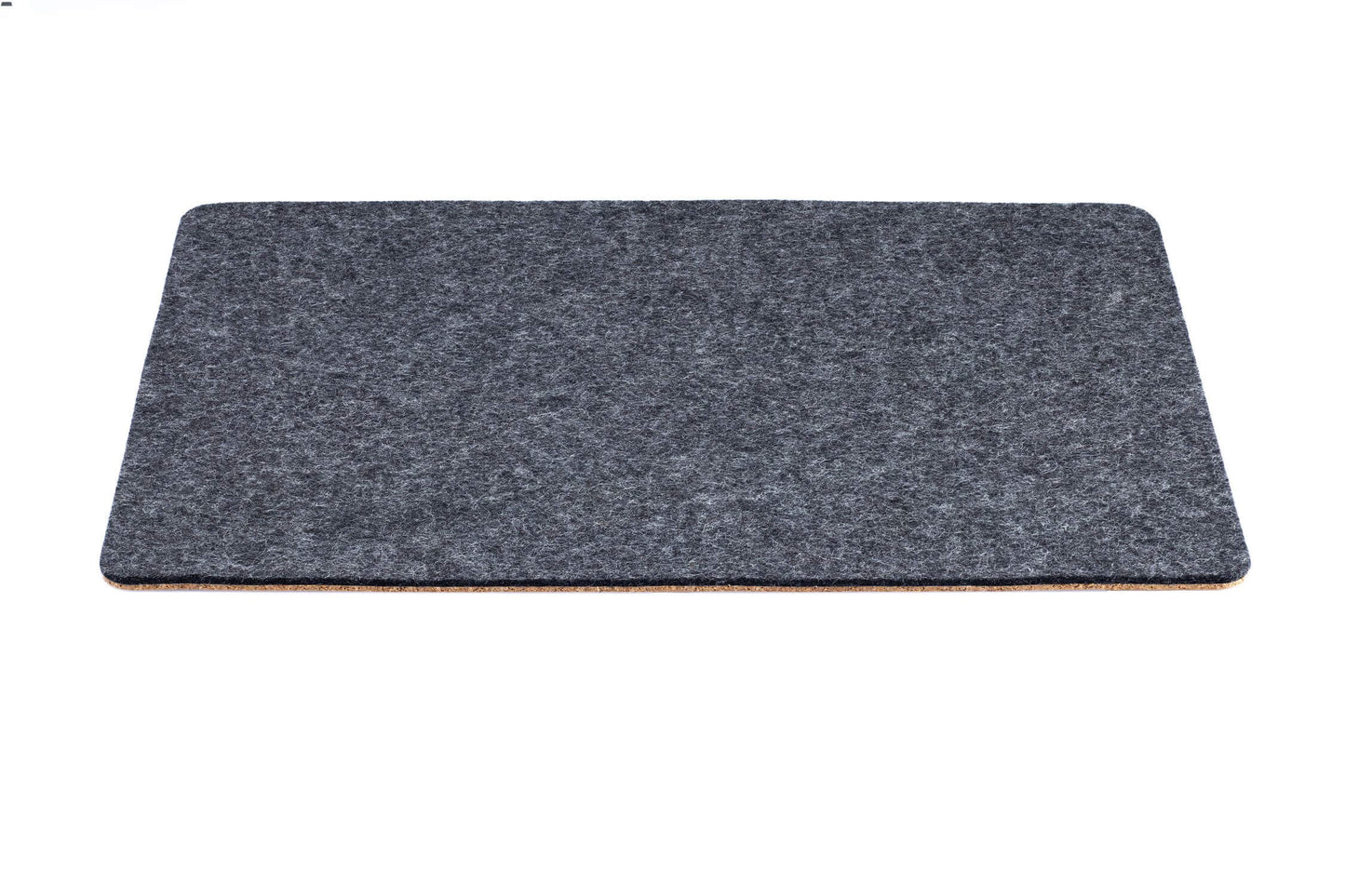 Felt and cork MacBook pad | 26 x 38 cm | anthracite