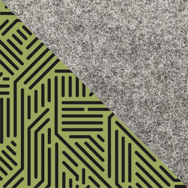 Shoulder bag for Sony Xperia 5 III | made of felt and organic cotton | light grey - stripes | model KEDJA