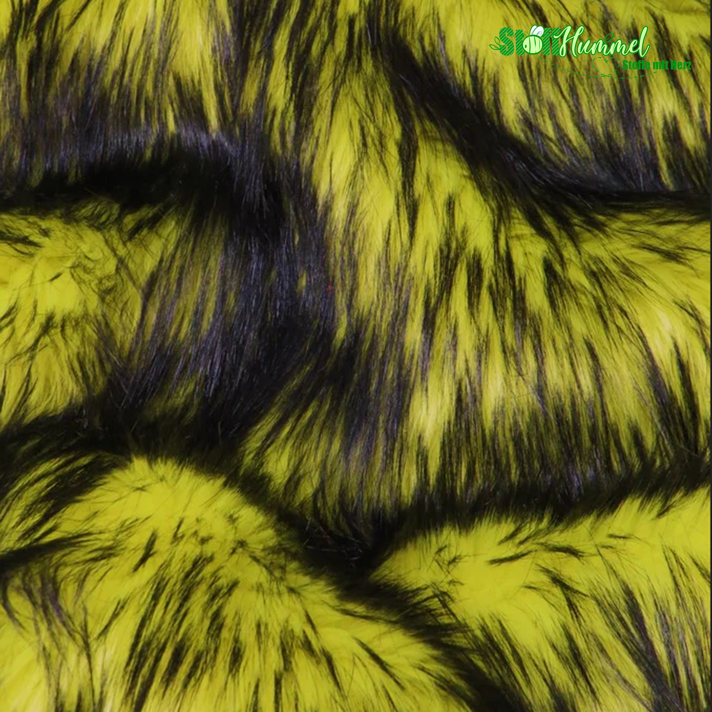 Ecoshag™ Neon Poison Spike Shag Faux Fur Fabric