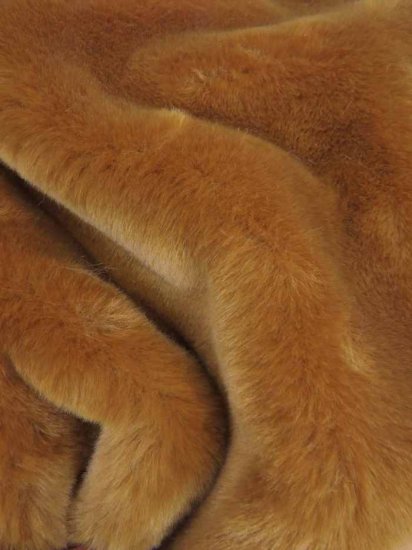 Ecoshag™ Knit Backing Half Shag Beaver Fur