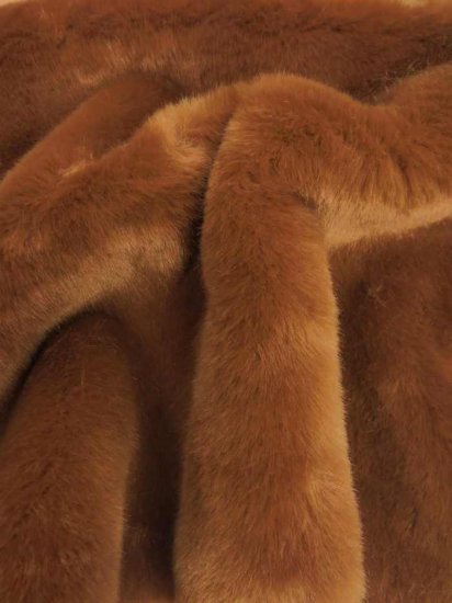 Ecoshag™ Knit Backing Half Shag Beaver Fur
