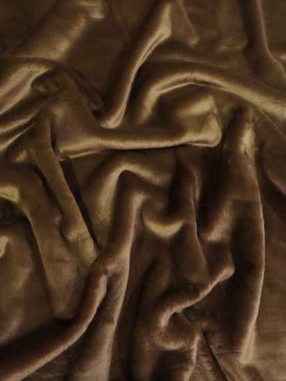 Ecoshag™ Knit Backing Half Shag Beaver Fur