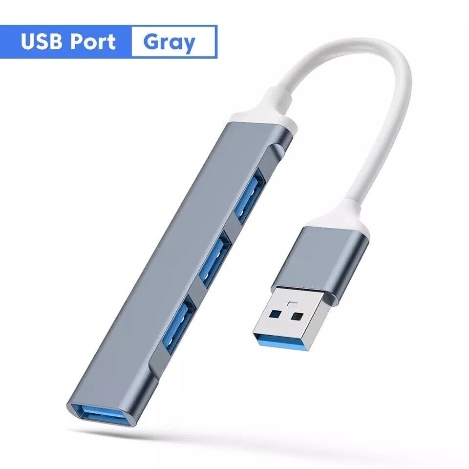 4-Port USB Hub USB 2.0 USB 3.0 Data Hub Docking Station