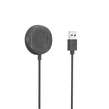 SYSTEM-S USB 2.0 Kabel 100 cm Ladestation für Xiaomi Huami Amazfit Nexo Smartwach Schwarz