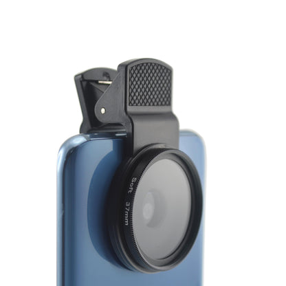 SYSTEM-S Soft Filter 37 mm thread softening with clip in black for smartphone 