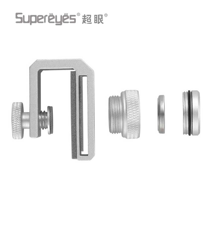 Supereye Mikroskop Objektiv Adapter Kit 75x Zoom für Smartphone