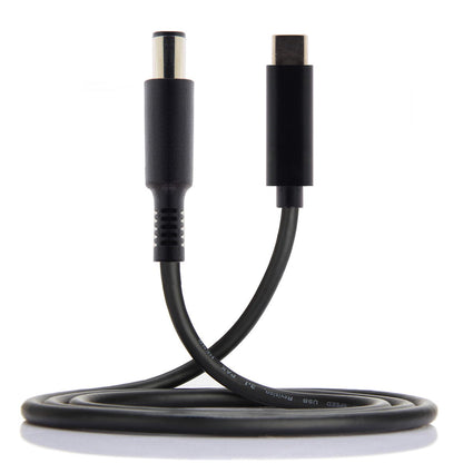 SYSTEM-S USB 3.1 Kabel 145 cm Typ C Stecker zu DC 20 V 7,4 x 5,0 mm Stecker