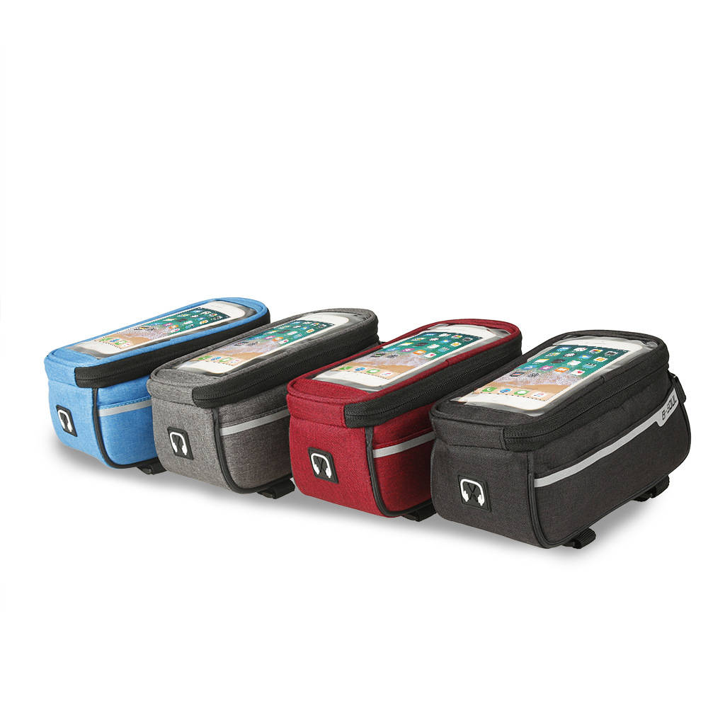 SYSTEM-S Bicycle Bag Holder in Black Mount for Smartphone