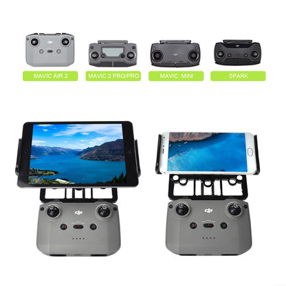 SYSTEM-S Tablet Mount with Bag Strap for Drone Remote Control in Black