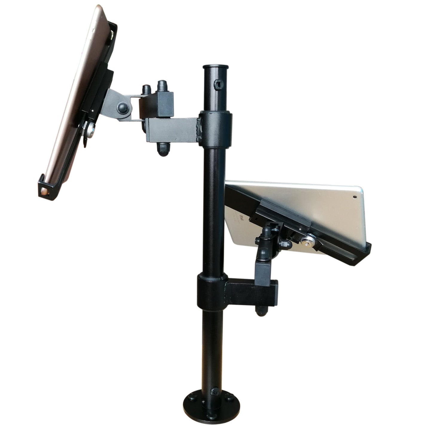 SYSTEM-S table stand dual 360° holder lockable for tablets from 8.0" to 11.0" 
