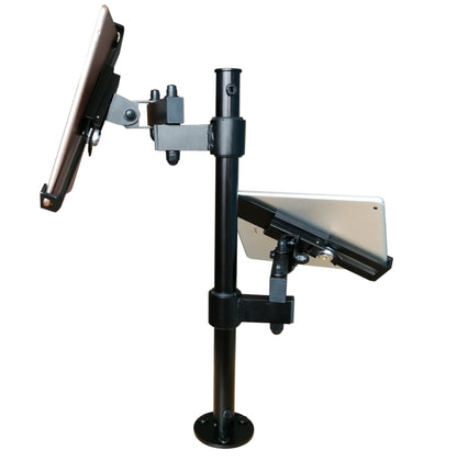 SYSTEM-S table stand dual 360° holder lockable for tablets from 8.0" to 11.0" 