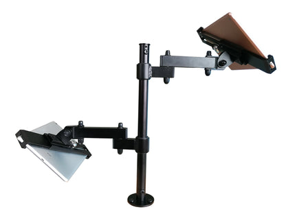 SYSTEM-S table stand dual 360° holder lockable for tablets from 8.0" to 11.0" 