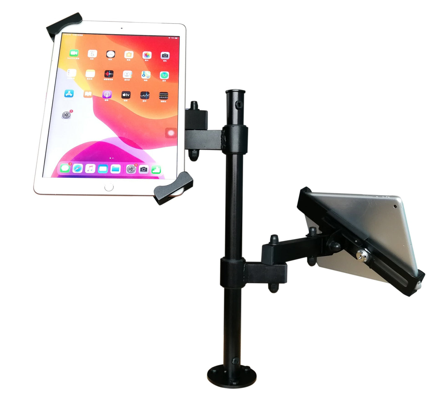 SYSTEM-S table stand dual 360° holder lockable for tablets from 8.0" to 11.0" 