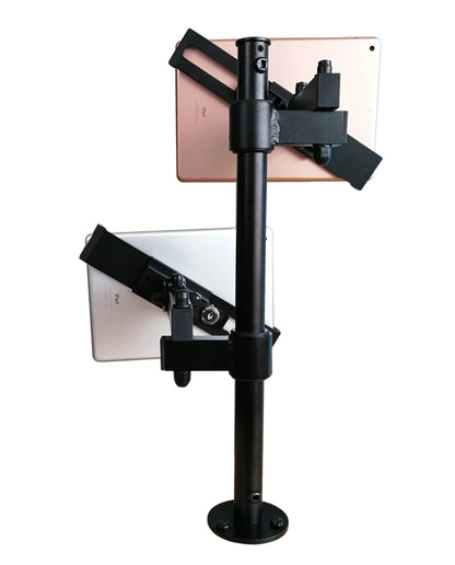 SYSTEM-S table stand dual 360° holder lockable for tablets from 9.0" to 13.0"