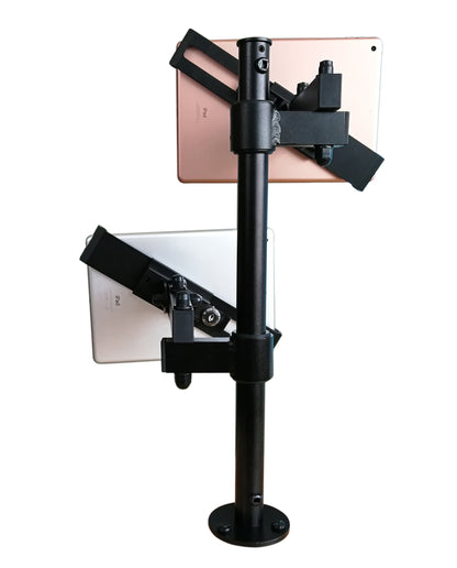 SYSTEM-S table stand dual 360° holder lockable for tablets from 8.0" to 11.0" 
