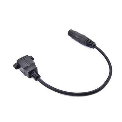 SYSTEM-S LAN cable 30 cm RJ45 socket to XLR 3 pin socket screw in black