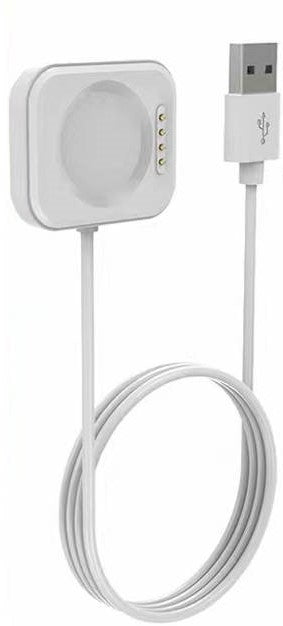 SYSTEM-S USB 2.0 cable 100 cm charging cable for Oppo Band 3 Pro 3 2 Smartwatch in white 