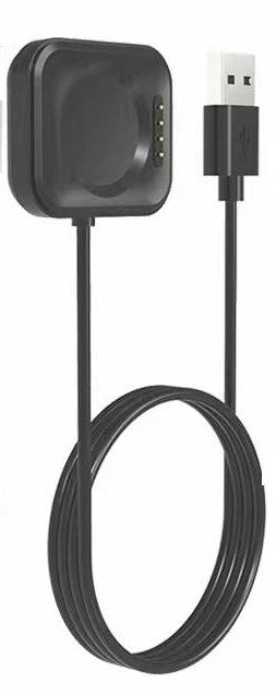 SYSTEM-S USB 2.0 Kabel 100 cm Ladekabel für Oppo Band 3 Pro 3 2 Smartwatch in Schwarz