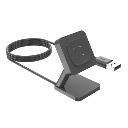 SYSTEM-S USB 2.0 Kabel 100 cm Ladestation für Fitbit Versa 4 3 Sense 2 1 Smartwatch