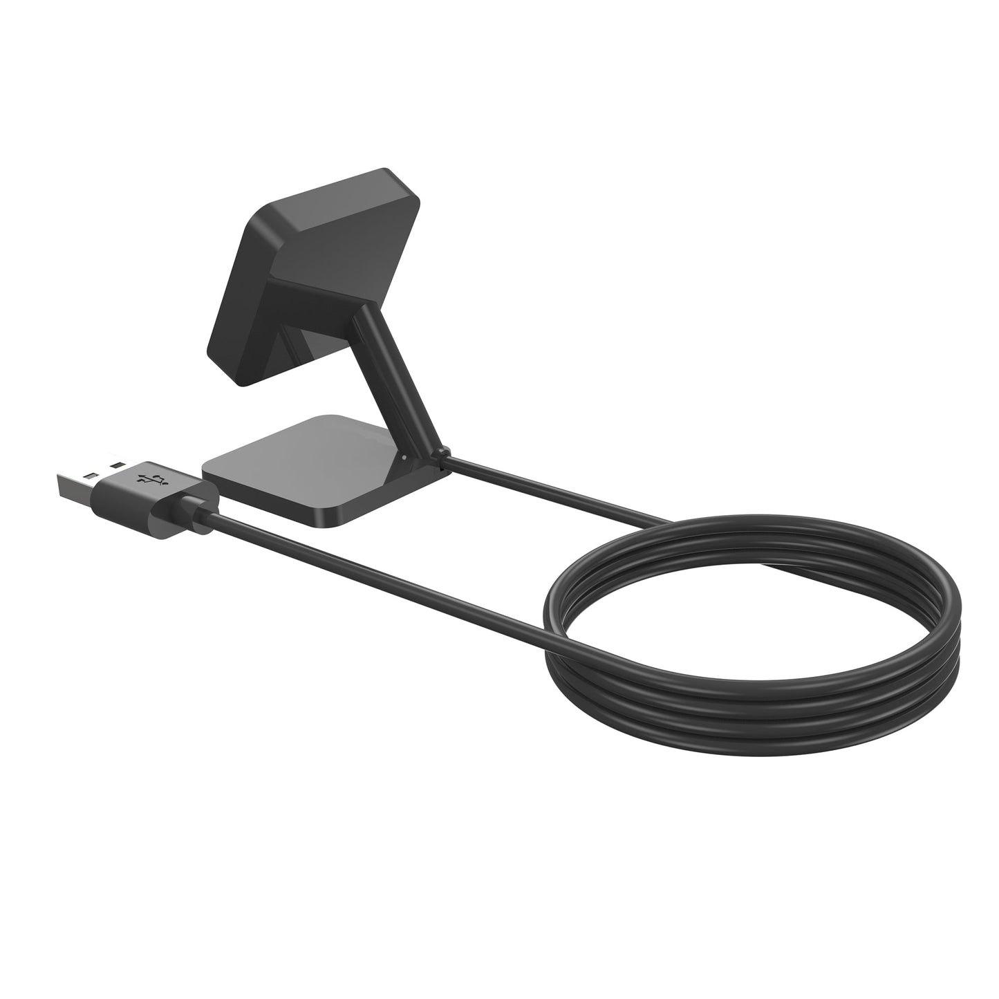 SYSTEM-S USB 2.0 Kabel 100 cm Ladestation für Amazfit GTR 4 3 GTS 4 3 Smartwatch Schwarz