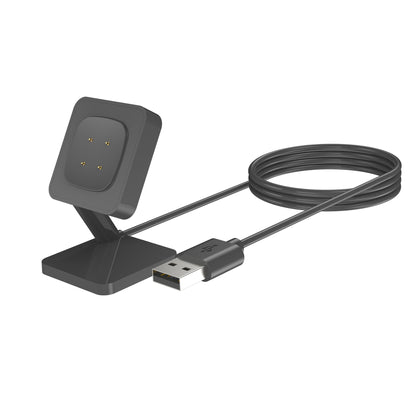 SYSTEM-S USB 2.0 Kabel 100 cm Ladestation für Fitbit Versa 4 3 Sense 2 1 Smartwatch