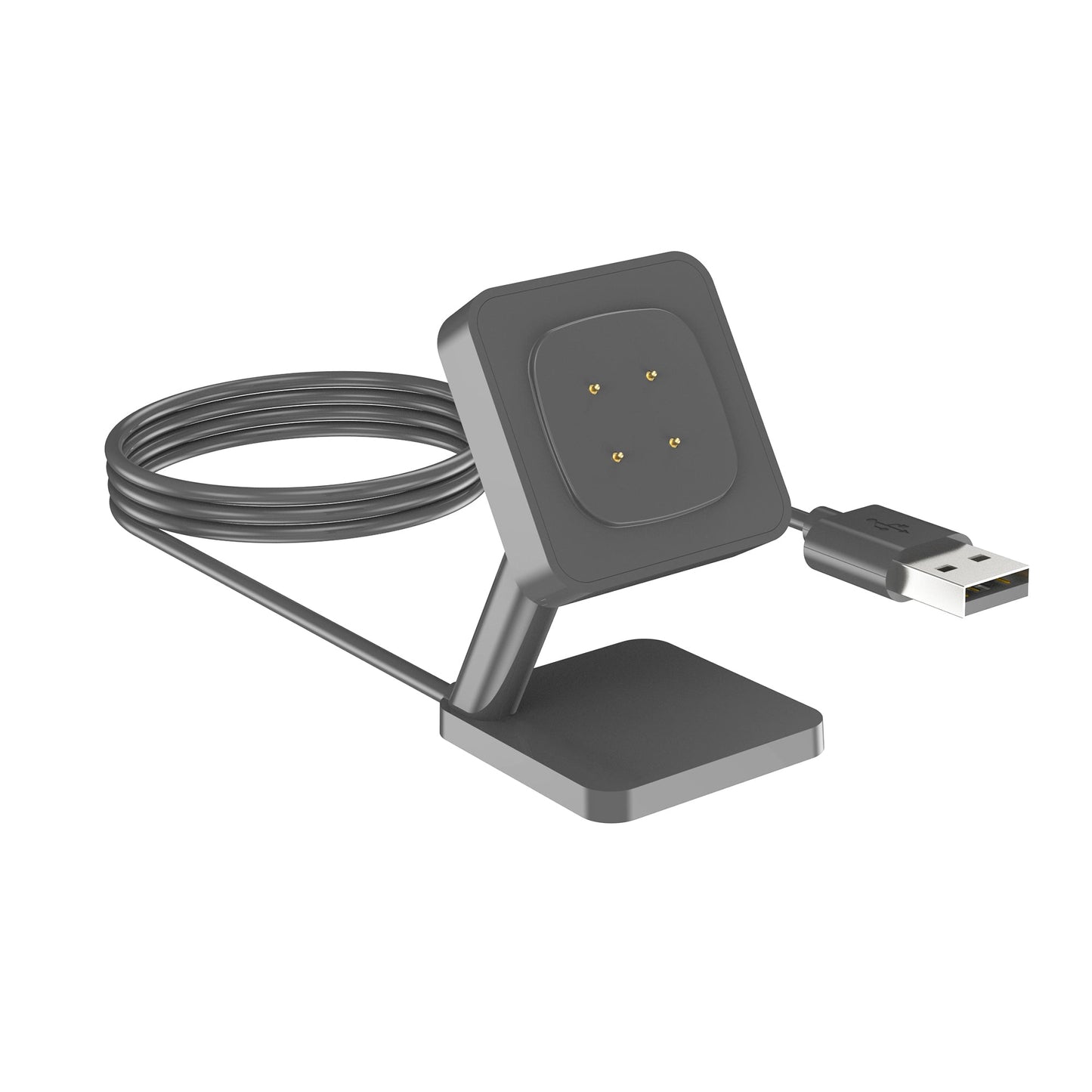 SYSTEM-S USB 2.0 Kabel 100 cm Ladestation für Fitbit Versa 4 3 Sense 2 1 Smartwatch