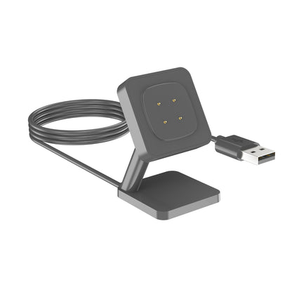 SYSTEM-S USB 2.0 Kabel 100 cm Ladestation für Fitbit Versa 4 3 Sense 2 1 Smartwatch