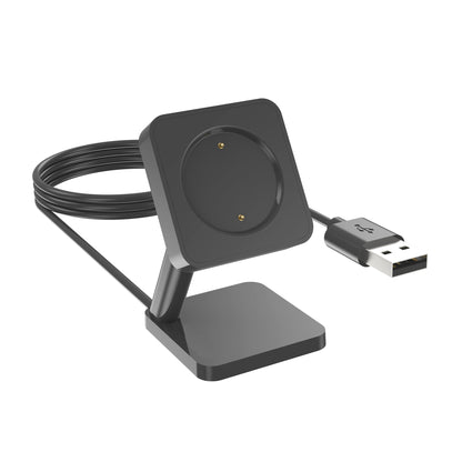 SYSTEM-S USB 2.0 Kabel 100 cm Ladestation für Amazfit GTR 4 3 GTS 4 3 Smartwatch Schwarz