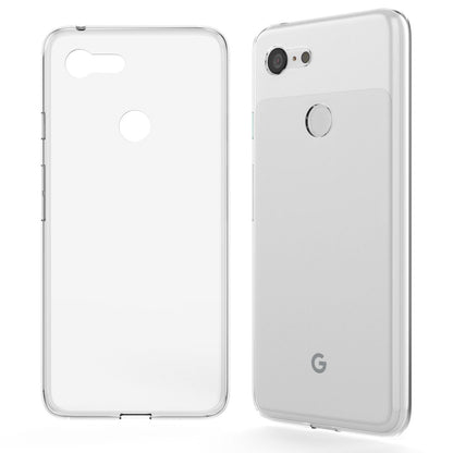 NALIA Transparente Silikonhülle für Google Pixel 3 – Anti-Gelb & Rutschfest – GLAZE (Handyhülle Kristallklar, Schlank & Stoßfest) – Marke aus Berlin