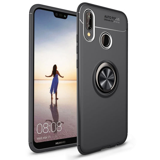 NALIA Ring Hülle für Huawei P20 Lite, Schutz Cover magnetisch Silikon Handy Case