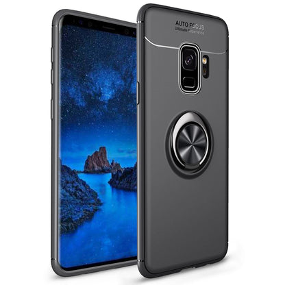 NALIA Ringhülle für Samsung Galaxy S9 – Ring-Ständer 360° & für Magnet-Halter – GRIP360 (Mattiertes Silikon Case) – Marke aus Berlin