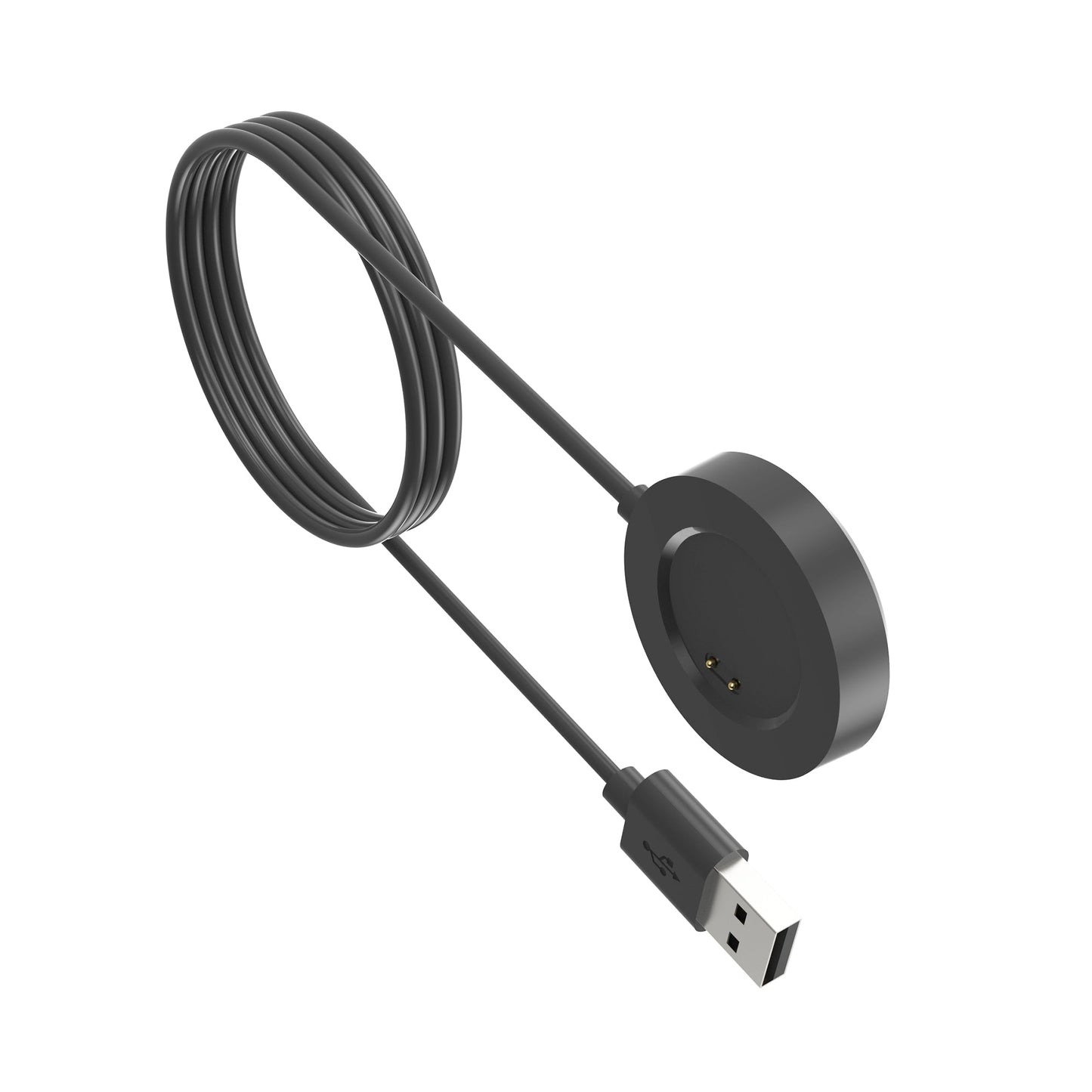 SYSTEM-S USB 2.0 Kabel 100 cm Ladestation für Realme Watch 3 Pro Smartwach in Schwarz