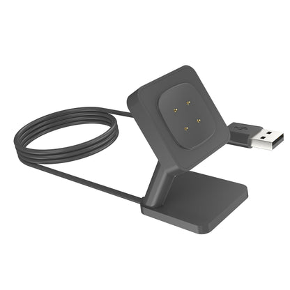 SYSTEM-S USB 2.0 Kabel 100 cm Ladestation für Fitbit Versa 4 3 Sense 2 1 Smartwatch