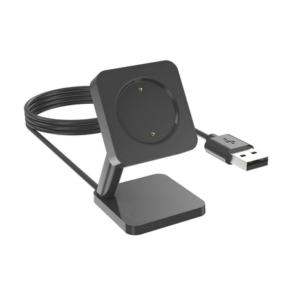 SYSTEM-S USB 2.0 Kabel 100 cm Ladestation für Amazfit GTR 4 3 GTS 4 3 Smartwatch Schwarz