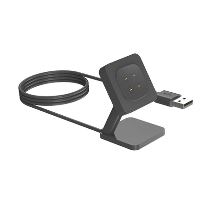 SYSTEM-S USB 2.0 Kabel 100 cm Ladestation für Fitbit Versa 4 3 Sense 2 1 Smartwatch