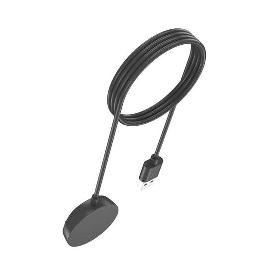 SYSTEM-S USB 2.0 Kabel 100 cm Ladestation für Xiaomi Huami Amazfit Nexo Smartwach Schwarz