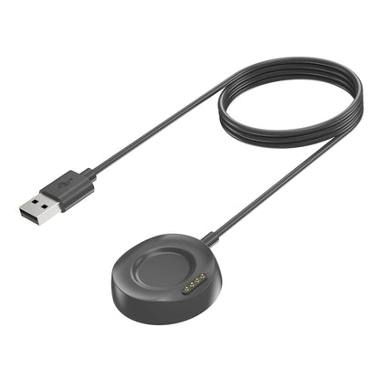SYSTEM-S USB 2.0 Kabel 100 cm Ladestation für Xiaomi Huami Amazfit Nexo Smartwach Schwarz