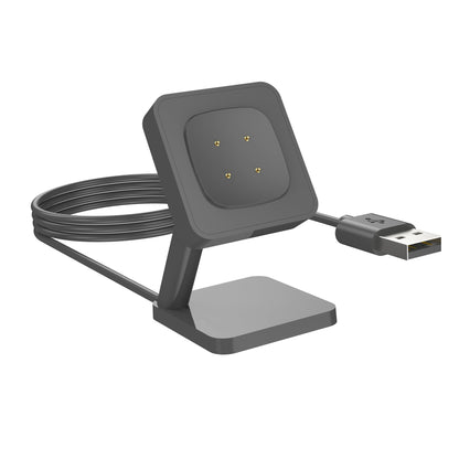 SYSTEM-S USB 2.0 Kabel 100 cm Ladestation für Fitbit Versa 4 3 Sense 2 1 Smartwatch