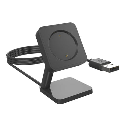SYSTEM-S USB 2.0 Kabel 100 cm Ladestation für Amazfit GTR 4 3 GTS 4 3 Smartwatch Schwarz