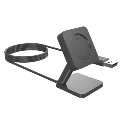 SYSTEM-S USB 2.0 Kabel 100 cm Ladestation für Amazfit GTR 4 3 GTS 4 3 Smartwatch Schwarz