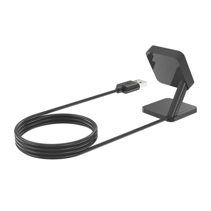 SYSTEM-S USB 2.0 Kabel 100 cm Ladestation für Amazfit GTR 4 3 GTS 4 3 Smartwatch Schwarz