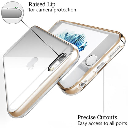 NALIA 360° Hülle für iPhone 6 Plus / 6s Plus – Vorne & Hinten Schutz – 360GUARD (Full-Body Case) – Marke aus Berlin