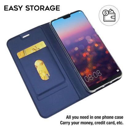 NALIA Hülle kompatibel mit Huawei P20 Pro, Kickstand Handyhülle Flip-Case Kunstleder Book-Cover mit Magnet, Etui Ganzkörper Schutzhülle Dünne Rundum Handy-Tasche Bumper