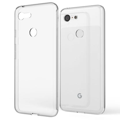 NALIA Transparente Silikonhülle für Google Pixel 3 – Anti-Gelb & Rutschfest – GLAZE (Handyhülle Kristallklar, Schlank & Stoßfest) – Marke aus Berlin