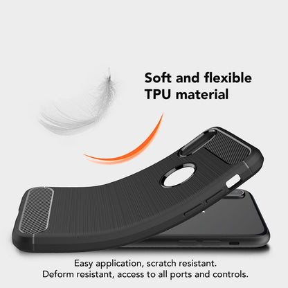 NALIA Design Case kompatibel mit Apple iPhone XS Max Hülle, Karbon Optik Stylische Handyhülle Stoßfeste Silikon Schutzhülle, Dünne Handy-Tasche Phone Cover Bumper Soft Skin Kratzfest