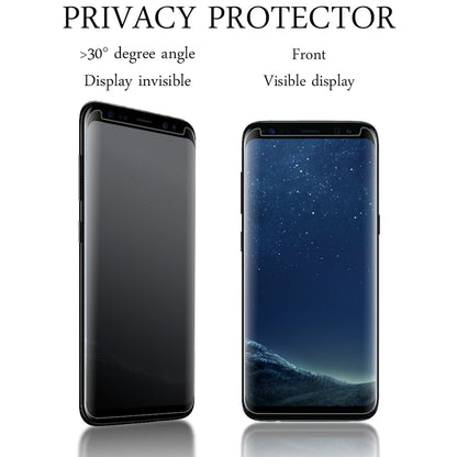 NALIA Sicht-Schutzglas kompatibel mit Samsung Galaxy S8, Anti Spy Blickschutz Glas Privacy Filter Full-Cover 9H Displayschutz-Folie, Smartphone Schutzglas Protector Volle Bildschirm Display-Abdeckung