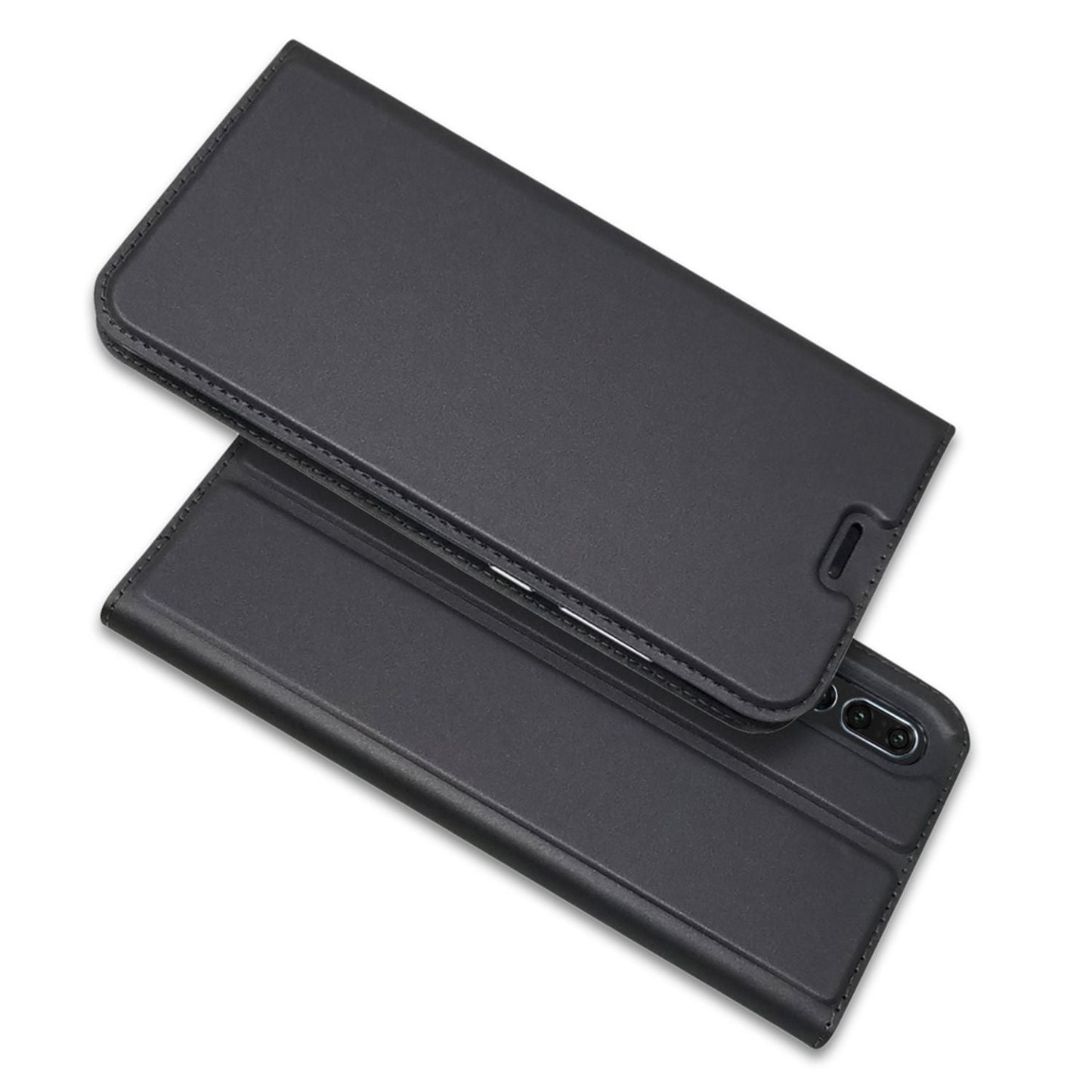 NALIA Hülle kompatibel mit Huawei P20 Pro, Kickstand Handyhülle Flip-Case Kunstleder Book-Cover mit Magnet, Etui Ganzkörper Schutzhülle Dünne Rundum Handy-Tasche Bumper