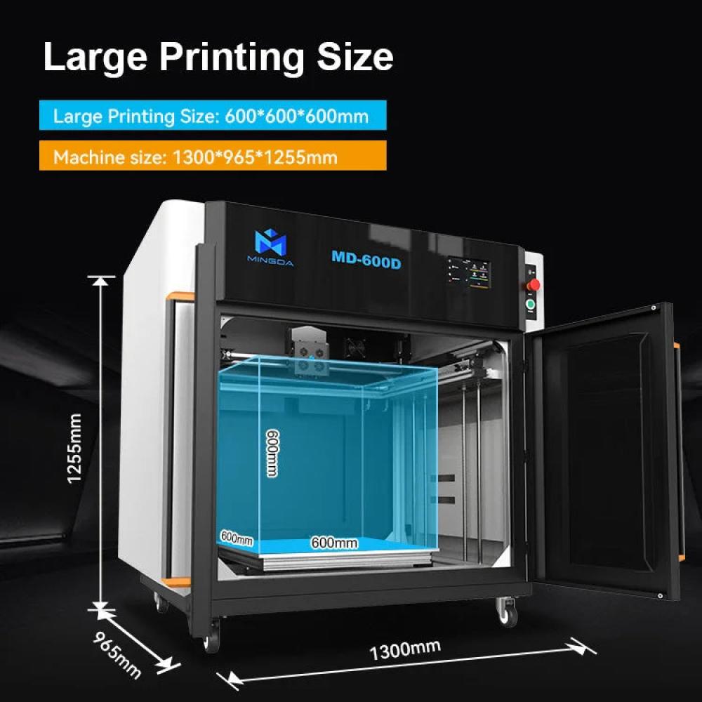 Mingda MD600D Dual Extruder 3D Printer